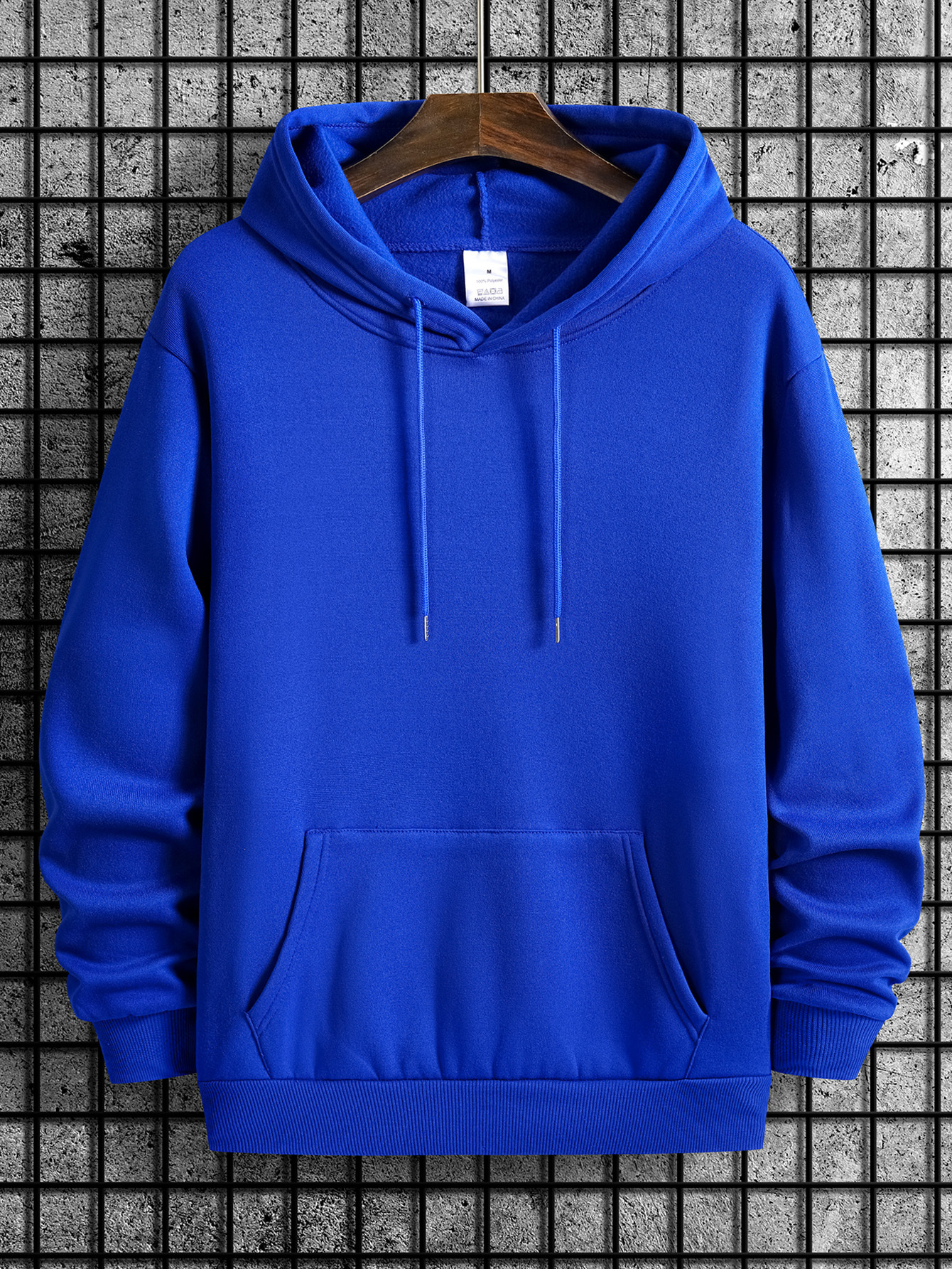 Sudadera Oversize Sudadera Azul Sudadera Estampado Espalda