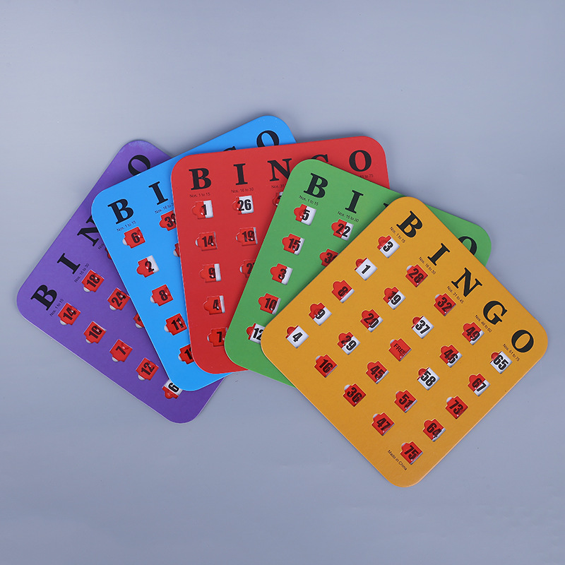 TEMU 5 Reusable Bingo Game Boards - A Board Game That Trains Thinking, Perfect For Family And Outdoor Fun. An Upgraded Version Of Bingo With Design,