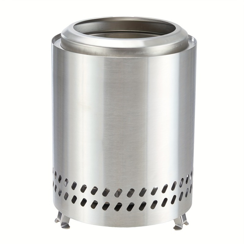 

Portable Outdoor - Stainless Burning Stove With Stand & Removable Ash Pan