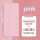 1pc yoga mat for men women extra thick non slip high eva material easy to clean tear resistant storage strap home workouts yoga pilates fitnes