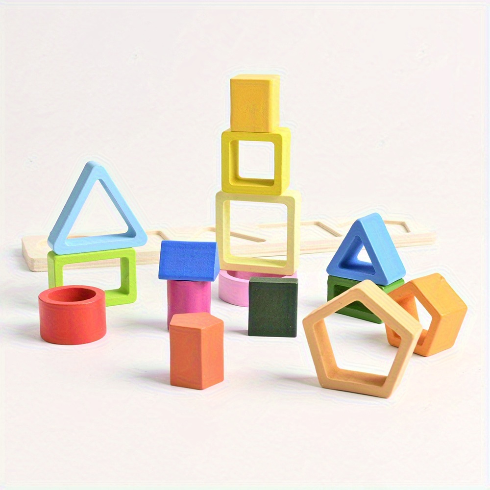 Wooden Interlocking Toy Set for Boys and Girls