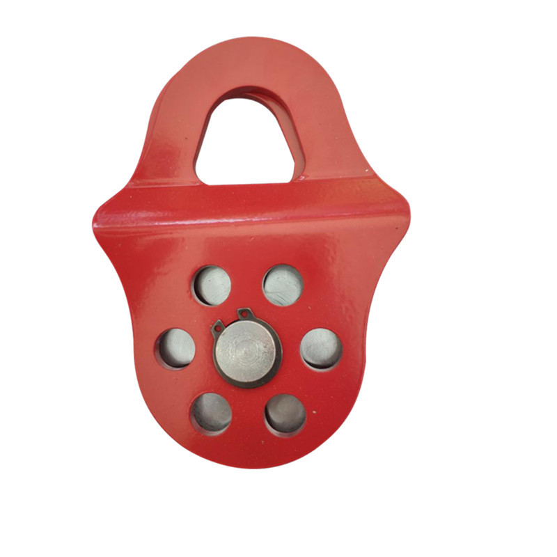 TEMU Heavy Duty Winch Pulley Trailer Rescue Accessories Trailer Hook Parts Material Handling Traction Opening Metal Pulley