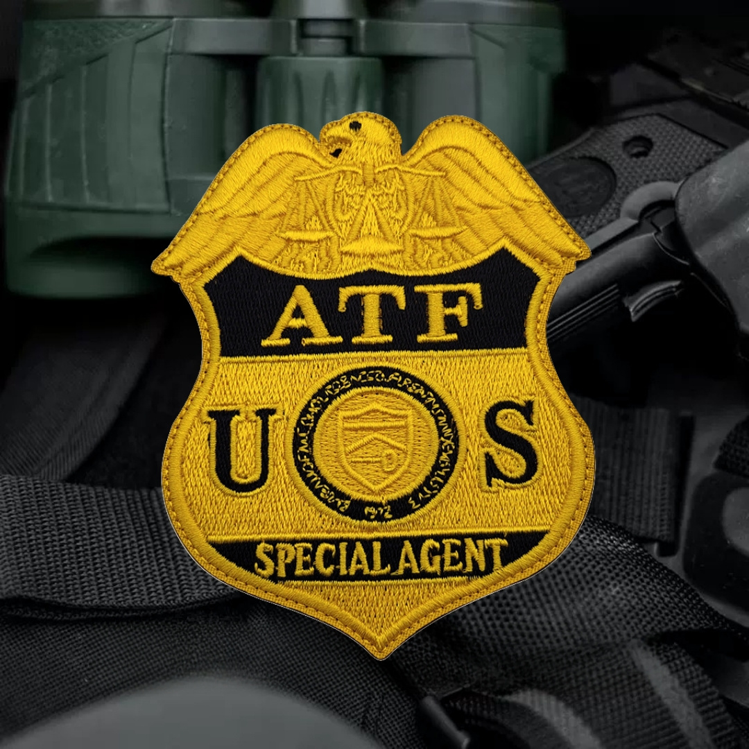 

Atf Special Agent Morale Badge - Embroidered "us" Patch With , For Tactical Armbands & Military Backpacks, , Military |embroidered Badge| Embroidery