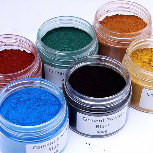 12 color cement pigment powder 50ml 1 69oz water based colorant for plaster crafts jewelry making resin for the paint powder