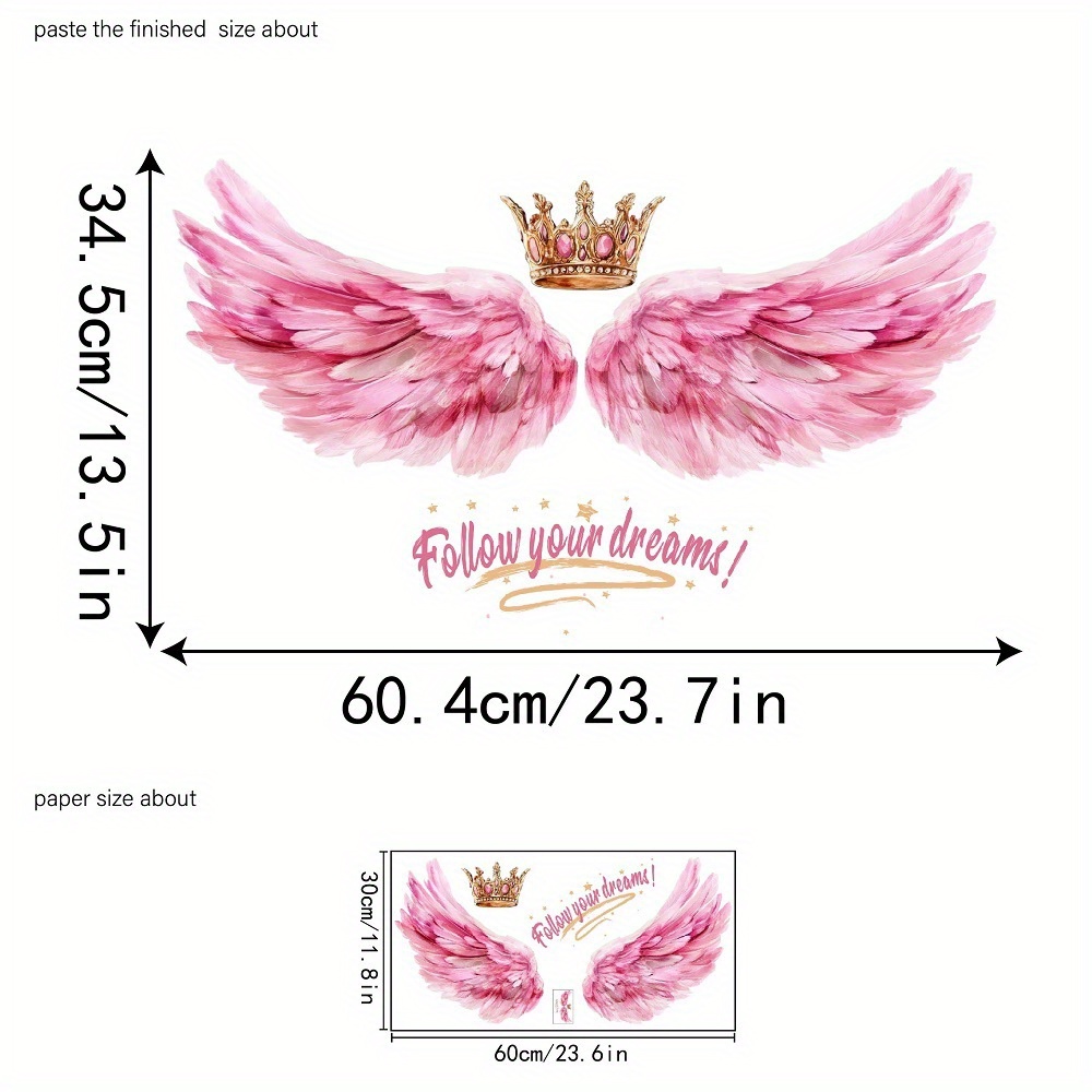 Crown Wall Sticker, Creative Self-adhesive Wall Decal For Rooms