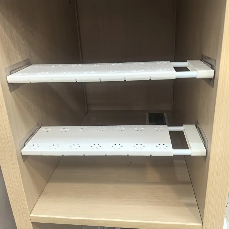突っ張り棒棚\ Tension Rod Shelf x 2 Amazon.com: Takagi 2-Tier Stainless Steel Sliding Telescopic
