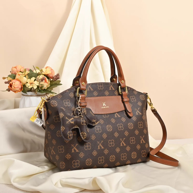Damen Handtasche Von DORRISO – Umhängetasche Aus PU-Leder, 32x14x21 Cm, Schwarz, Mit Abnehmbarem Gurt & Reißverschlussfach