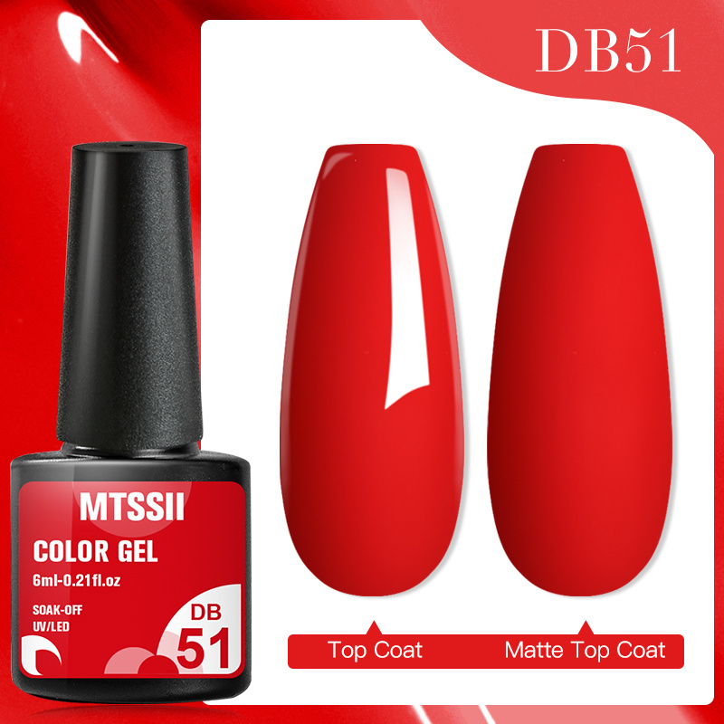Image of Color Gel Nail Polish-0.21oz Nail Art Solid Gel Varnish, Needed /led Lamp, For Nail Art, Daily Use -db51