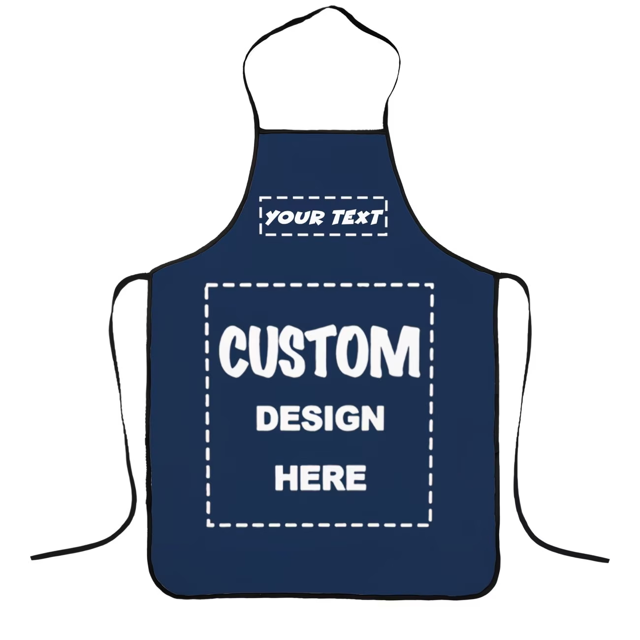 TEMU [customization] 1pc Personalized Apron, Cute And Fun Christmas-themed Chef Apron, Suitable For Men And Women, Baking, Cooking, And Holiday