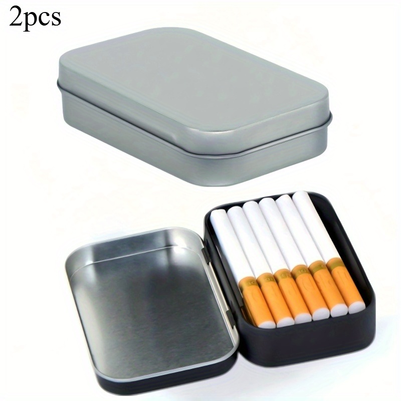 pewter cigarette case Antique Cigarette Box Wood and Pewter Metal Tooled Early 1900's Hand M
