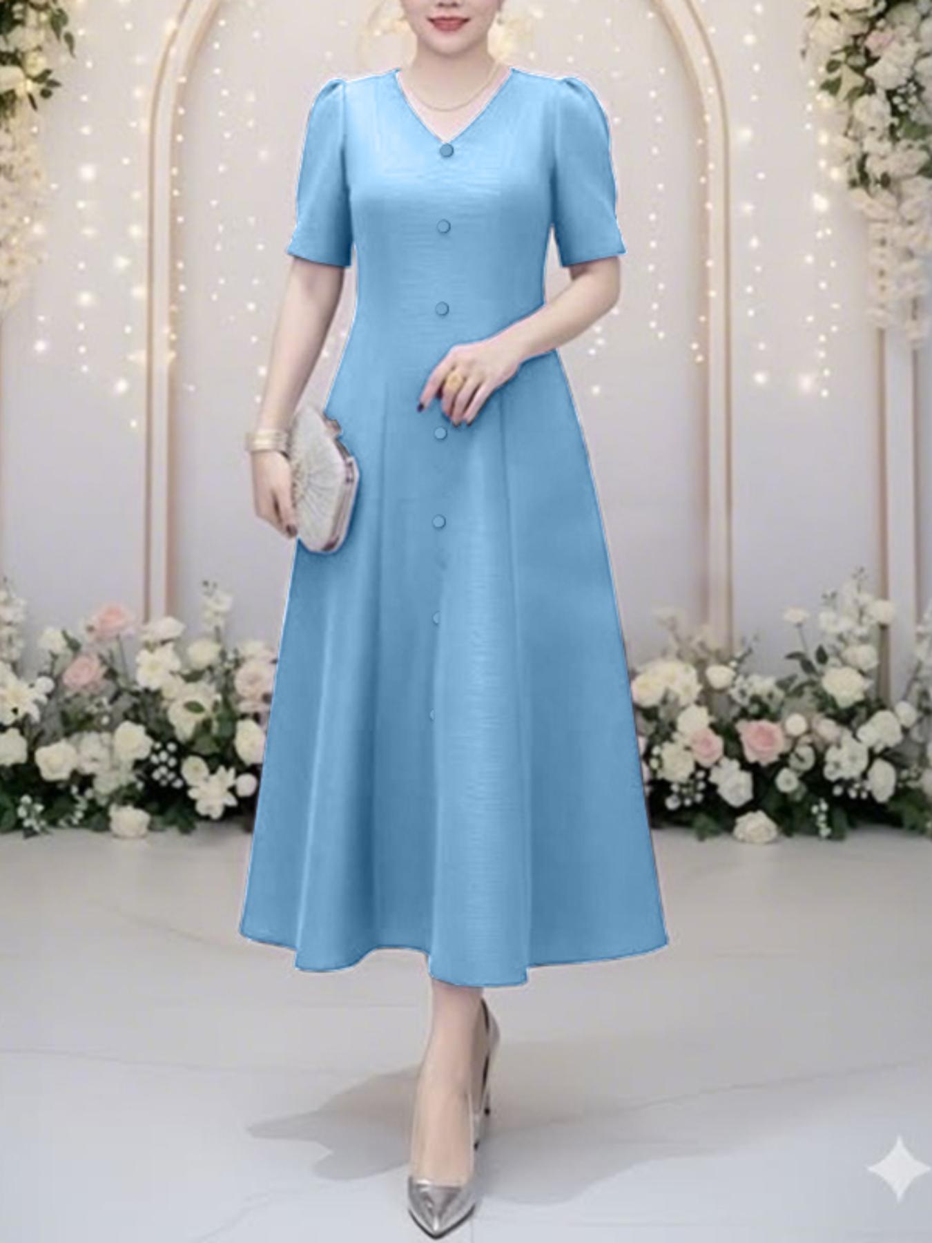 dresses light blue sold on Temu Mexico