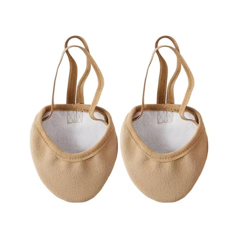 TEMU 1 Pair Professional Gymnastics Half Sole Dance Shoes | Dance Practice Shoes For Belly, Ballet Dance & Daily Dance Training | Lightweight And