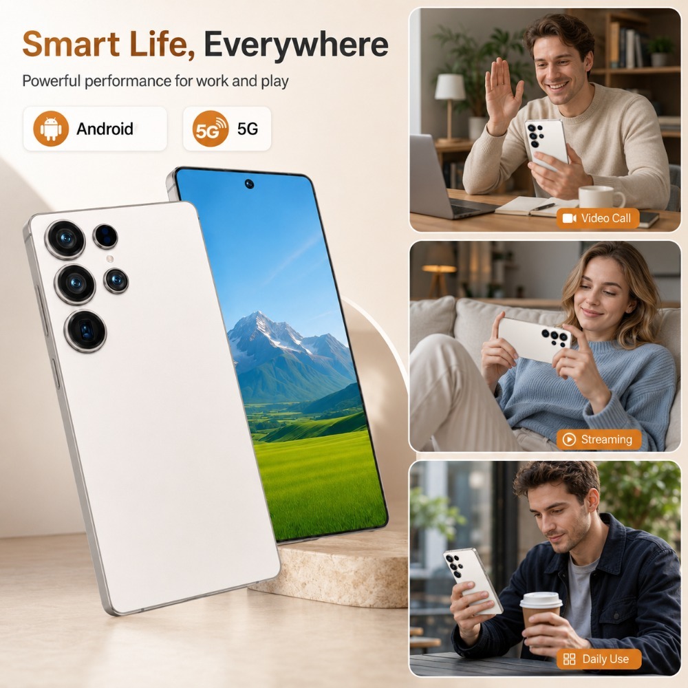 2026   phone 6 8 hd large screen   system unlocked universal version 4gb 64gb storage front and rear hd camera suitable for commuting leisure   with accessory set   christmas birthday gift Product details 6
