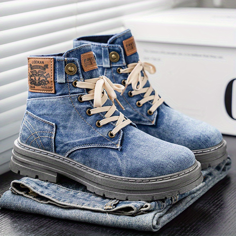 Baskets Montantes Homme Style Urbain – Baskets à Lacets Et Fermeture Éclair, Look Basket Bottine Tendance