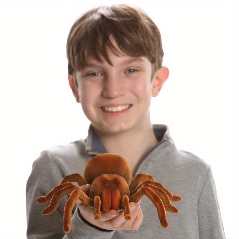 Infrared Remote Control Fuzzy Brown Spider