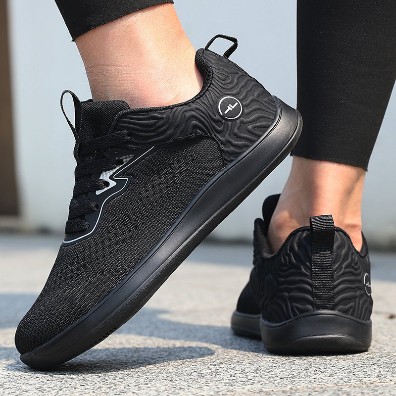 Women's Thickened Wide Toe Running Shoes, Lightweight & Breathable