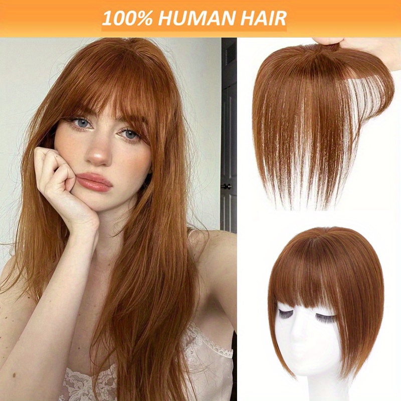 8 10 inch invisible human hair base toppers 100 human hair topper with bangs lightweight hair pieces for women with thinning hair 30 color womens clip on   straight hair invisible topper   toppe details 1