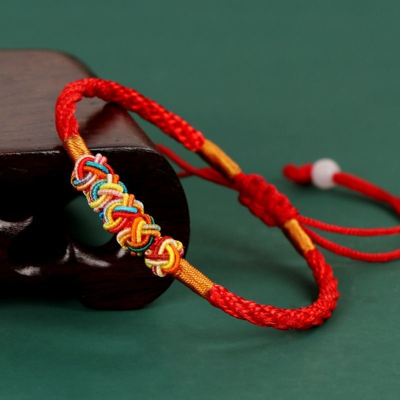 Colorful Hand Woven Couple Bracelet Easter Gift Red String Bracelet