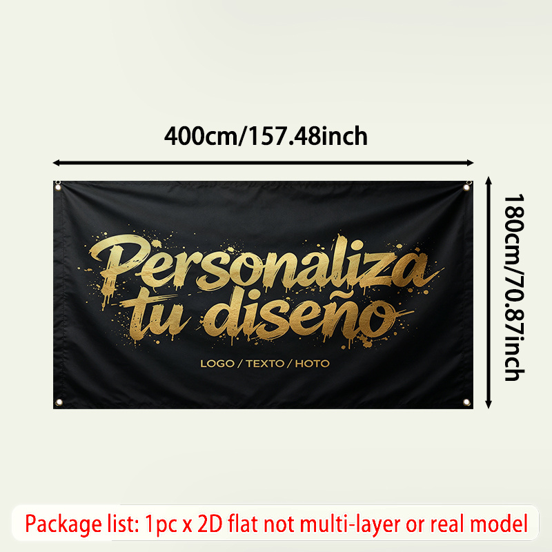 Po Velik Banner, Zastava & Plakat Slika Zunanji Personaliziran Ozadje Težka Izvedba s Personaliziranim Besedilom/Logotipom - Jumbo Velikosti za