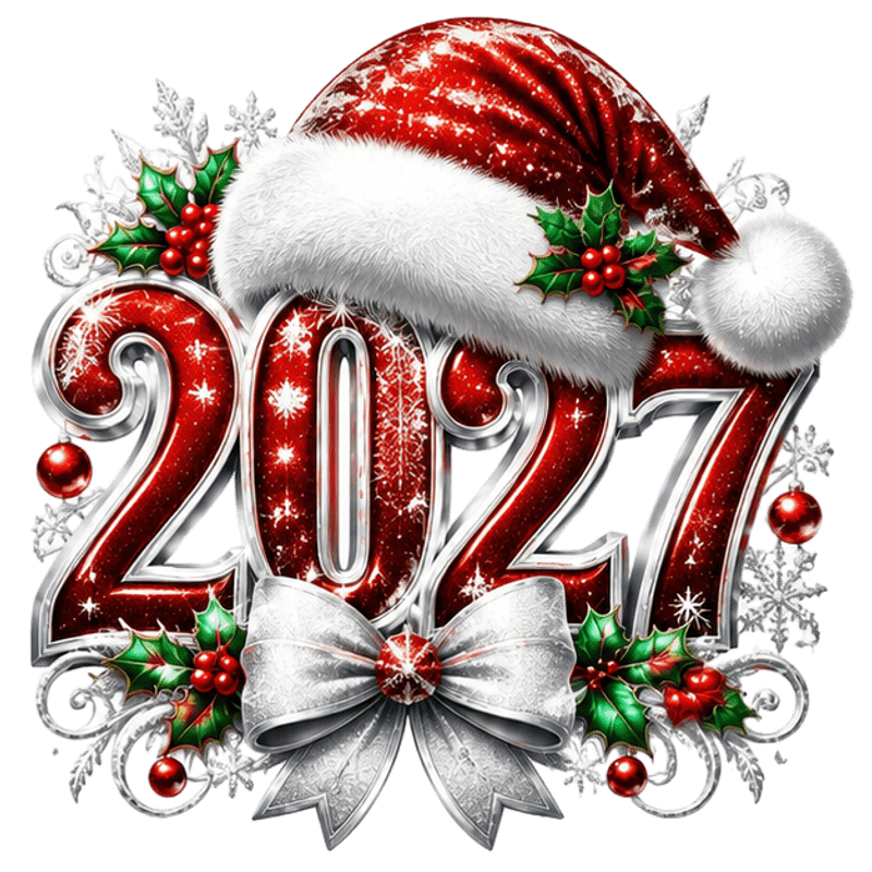 TEMU 2d Flat, 1pc 2d Flat Pattern Decal, Christmas Decoration Static Cling Sticker, Window Decal, Glass Decal, Window Sticker, Red Santa Hat Number