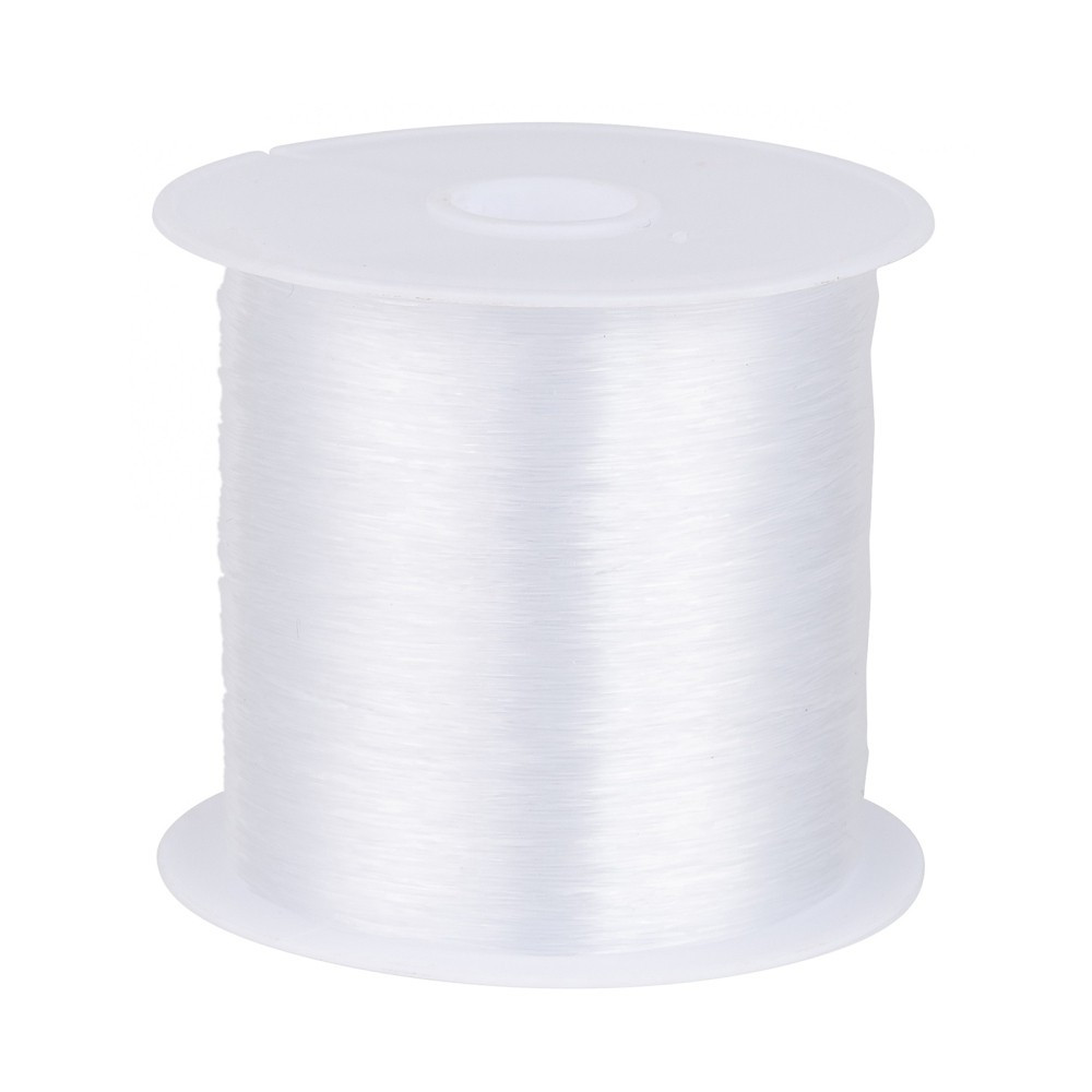Image of 1roll Transparent Fishing Thread Nylon Wire Clear 0.25mm About 109.36 Yards (100m)/roll Beading Cords And Threads
