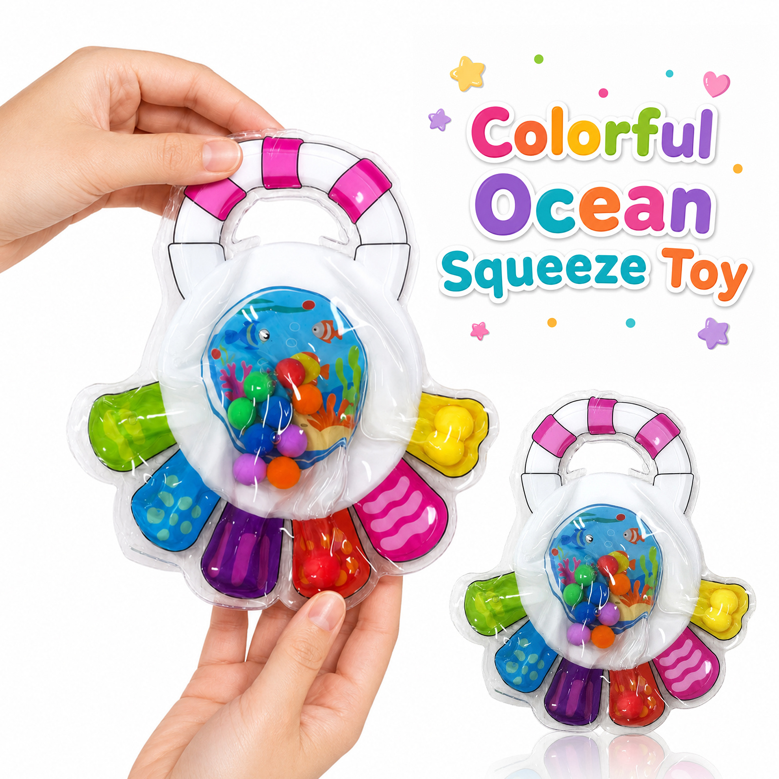 Interactive Cognitive Press Recognition Color Puzzle Toy