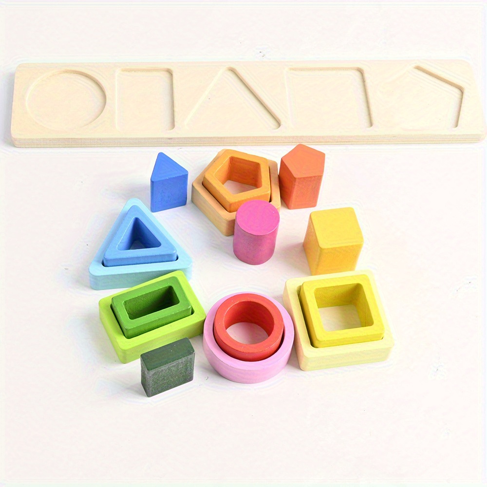 Wooden Interlocking Toy Set for Boys and Girls