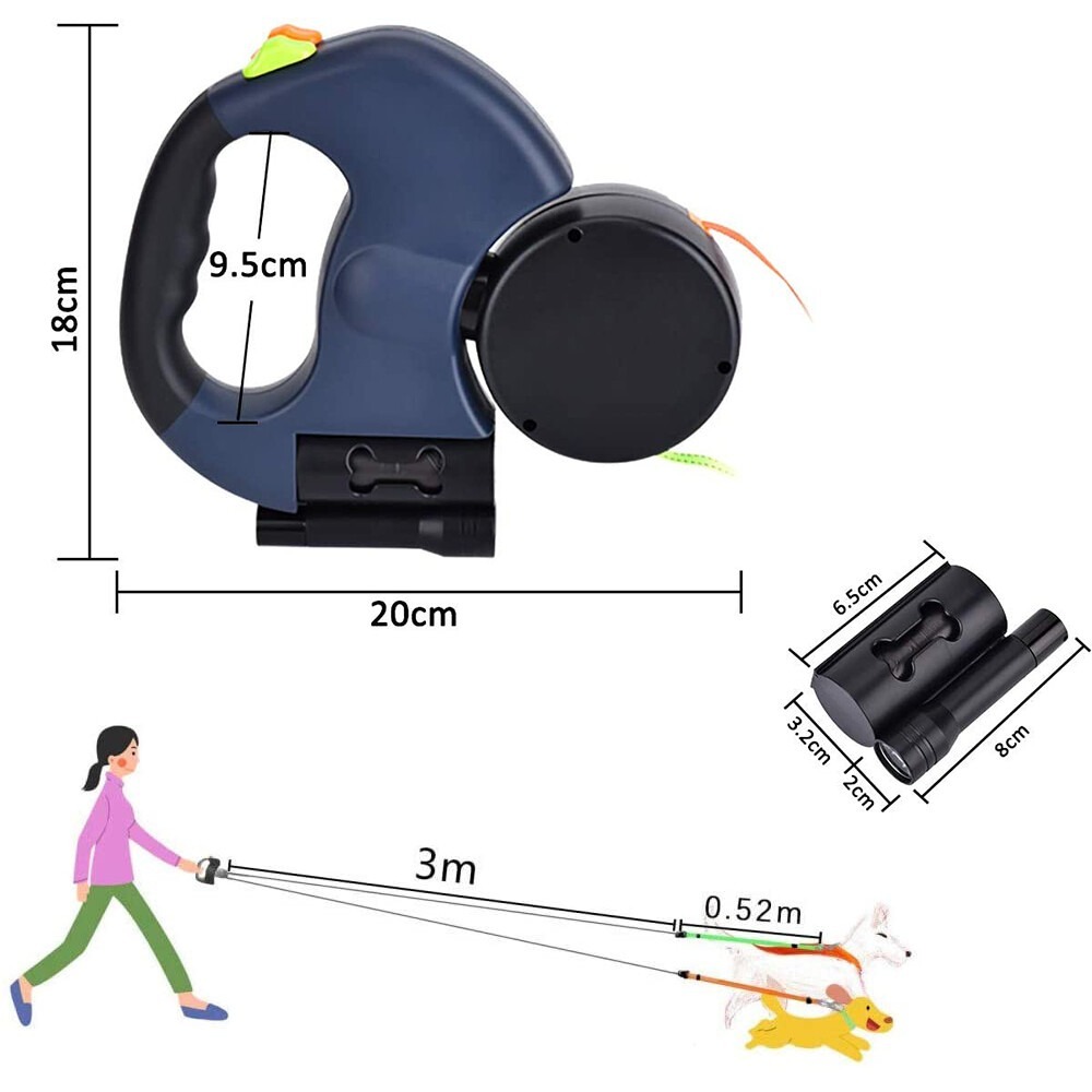 This Dog Outdoor Gear Features A Dual- - , Ensuring Safety And Reliability. Flexible Extension Makes It Ideal For Daily , Training, , And Travel