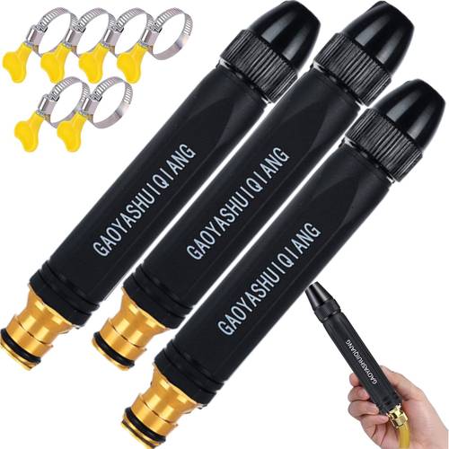 3set home high pressure car wash water gun with booster nozzle adjustable spray patterns powerful high pressure garden sprayer multi function lawn sprayer gaoyashuiqiang