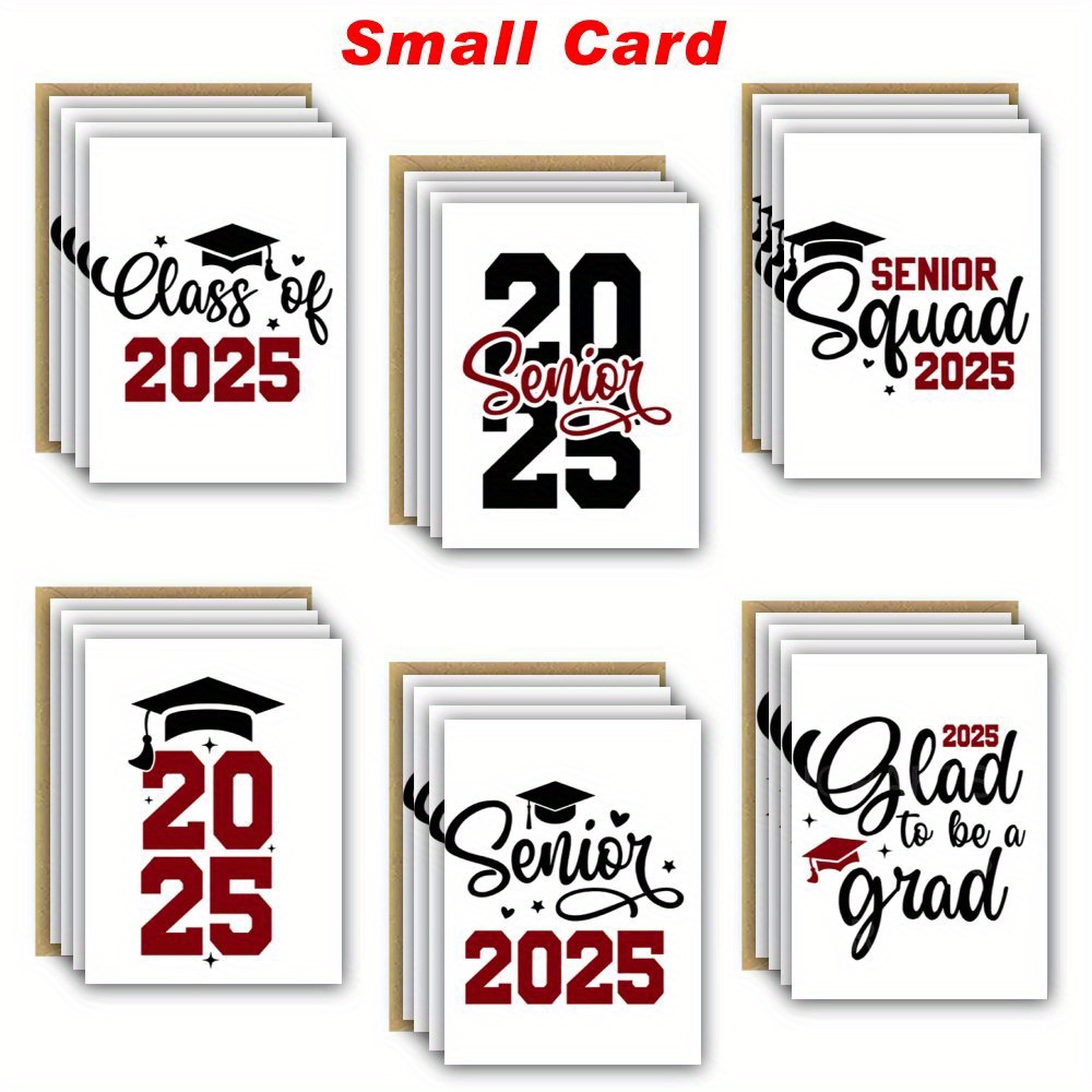 

24pcs 2025 Graduation Cards - Assorted Funny & Designs For College And High School Grads, Anyone