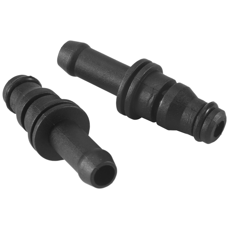 TEMU 2pcs Compatible For Mercedes C230 Expansion Tank Coolant Hose Connector - Abs Radiator Reservoir (2002-2005 Models) W/ Cooling System Hose