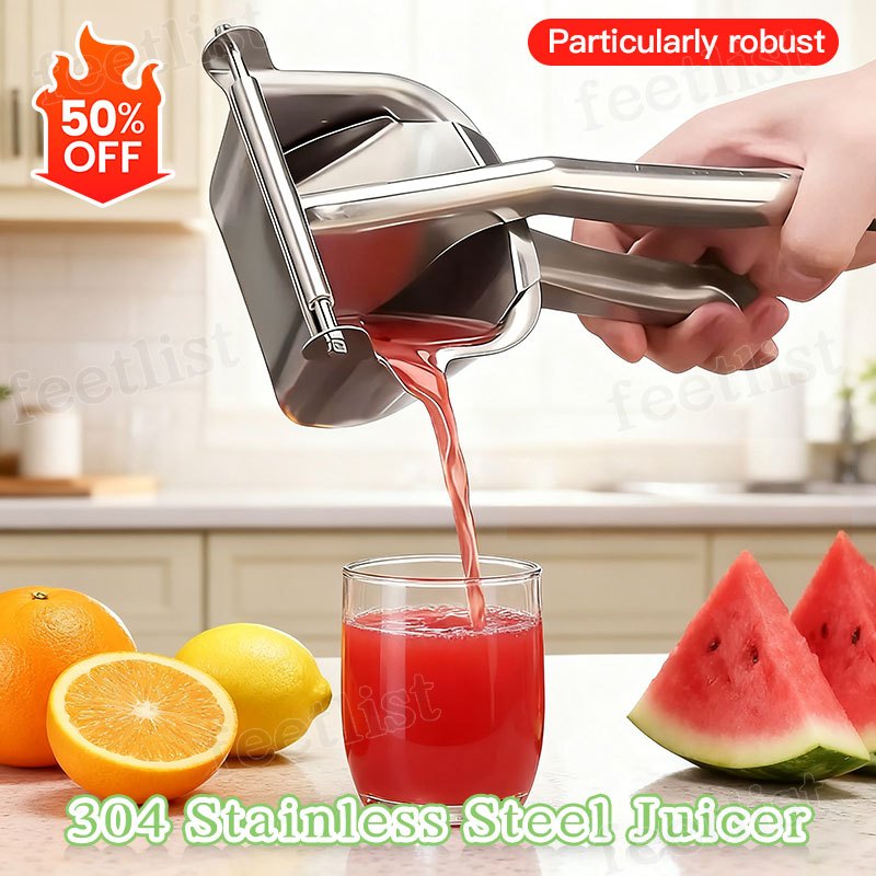 1ks Ručný odšťavovač z nehrdzavejúcej ocele 304 | Odšťavovač pomarančovej šťavy, odšťavovač ovocia, oddeľovač ovocnej šťavy pre domácnosť, vysoká účinnosť
