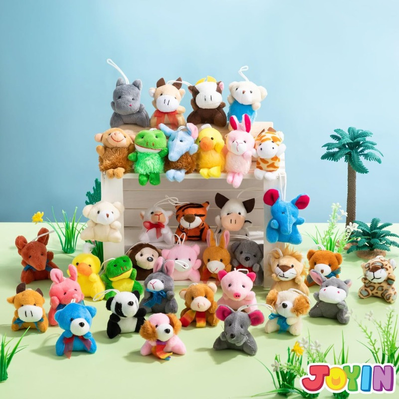 72 pack mini animal plush toy assortment plush figures Temu