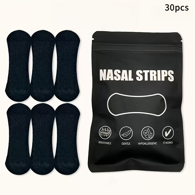 Image of 30/40pcs Breathable Nose Patches - Comfortable Adhesive Patch Design For Exercise, Running, Gym Workouts & Outdoor Use