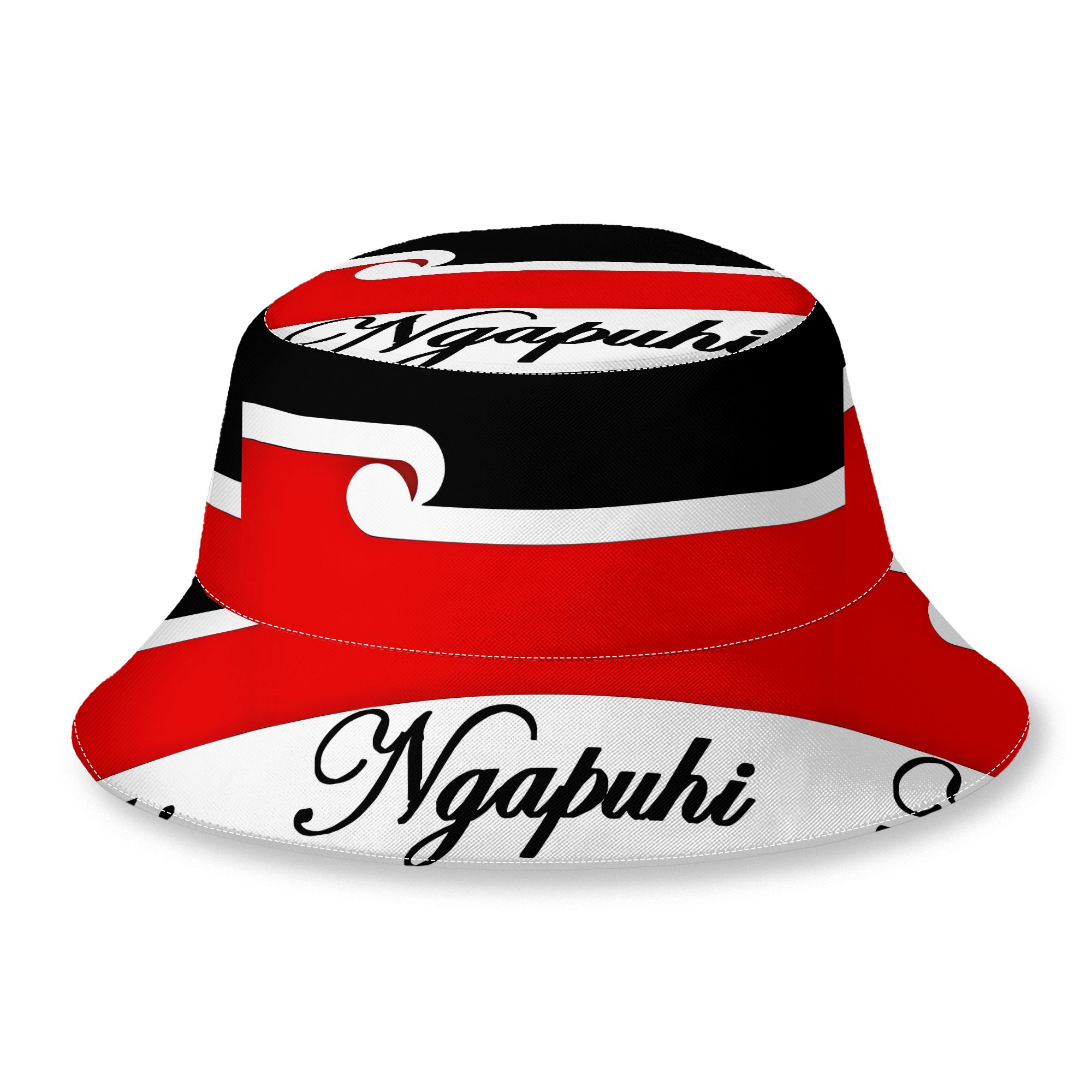 TEMU Maori Men's Novelty Bucket Hat Stylish Fun Support Hat, Printed Sun Hat Unisex Fisherman Hat Parties And Outdoor Activities