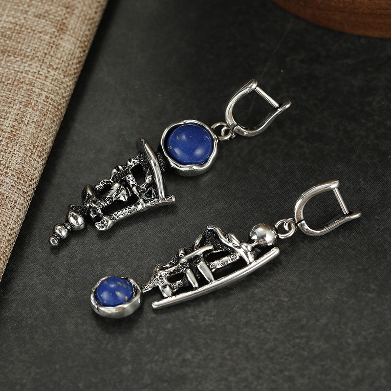 Women's Handcrafted Bohemian Style Earrings with Intricate Patterns