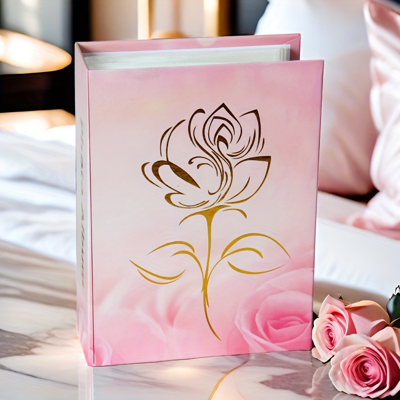 Image of 1 Photo Album, Can Store 100 6-inch Photos, Suitable For Family Photos And Student Photos, Wedding Anniversary And Graduation Gifts, New Year And Valentine's Day Gifts