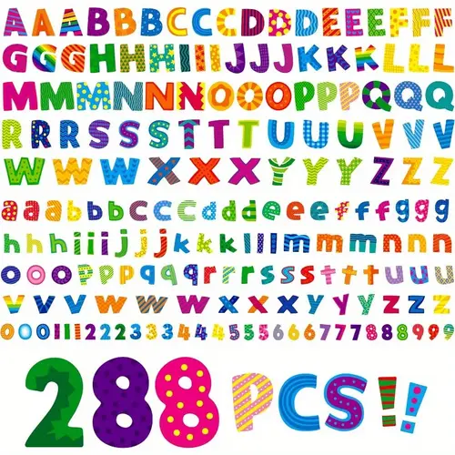 288pcs alphabet combo set bulletin board letters including 78pcs letters 78pcs lowercase letters 30pcs 09 numbers chalkboard classroom letters for room decor