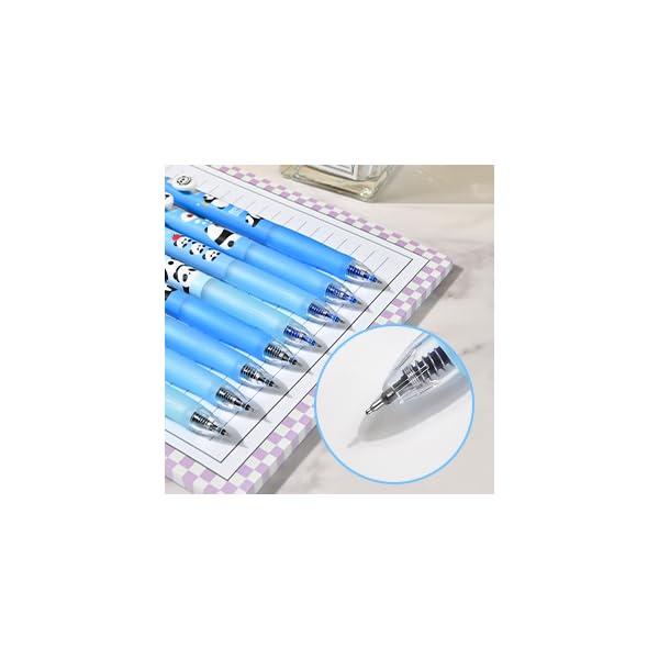 18pcs erasable gel pens, 4pcs blue & 4pcs black ink pens & 10pcs black refills, cute retractable pen with eraser, 0. 5mm fine point, for   puzzles ( blue), ink gel pens, cute pens bulk, pen, needle tip pens, fancy pen Product details 3