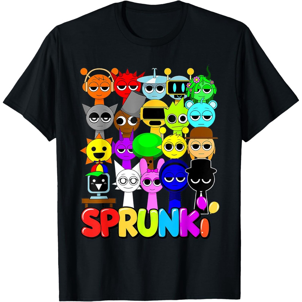 

Sprunki All Type Of New Sprunki 2025 T-shirt