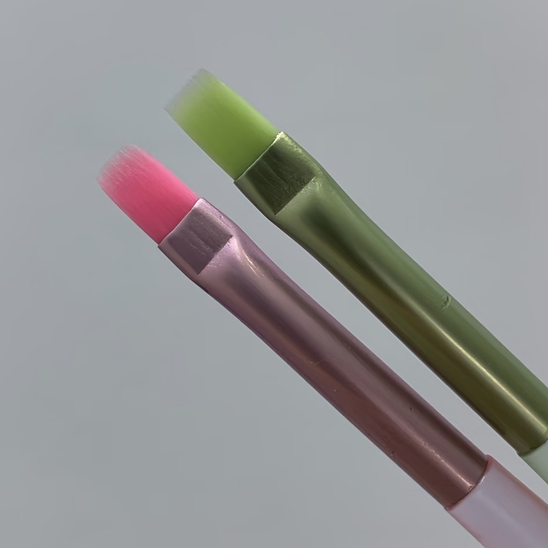 TEMU Set penne rosa a punta e penne a punta piatta, penne , penne per nail art e penne per unghie in gel per saloni, progettate per un'applicazione