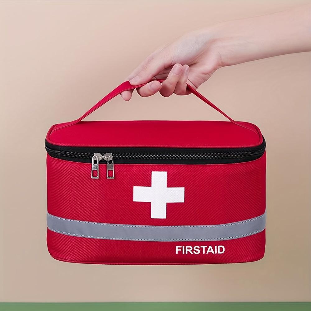 Stylish Women's Travel First Aid Kit - Durable Polyester, Portable Medicine Organizer for Home & Outdoor Use details 2