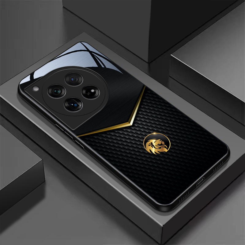 TEMU Phone Case: Lion Pattern Compatible With Oneplus Oneplus 12 Glass Phone Case