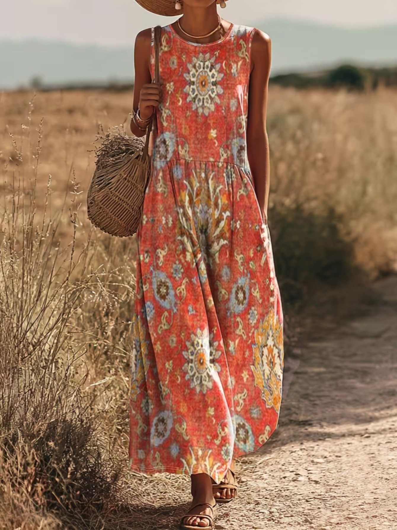 blue dress for baby girl Boho Maxi Dress