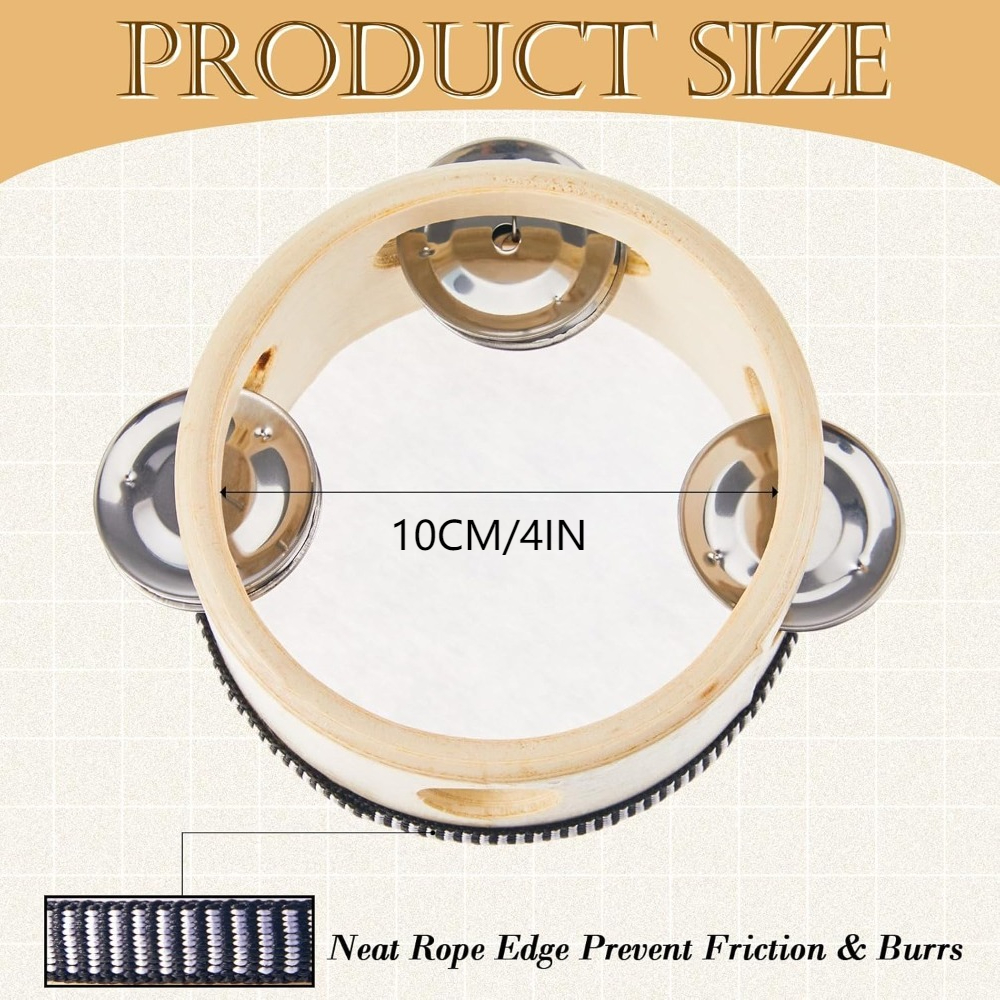 16pcs Elegant White and Golden Wedding Drum Set