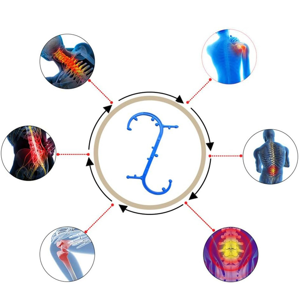 Image of An Massager Designed For Body Parts Including The Back, Neck, , , Legs, And Feet. It Ly Targets Hard-to-reach Areas To And