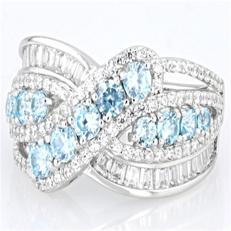 Elegant Bridal Wedding Jewelry Cross Band Ring