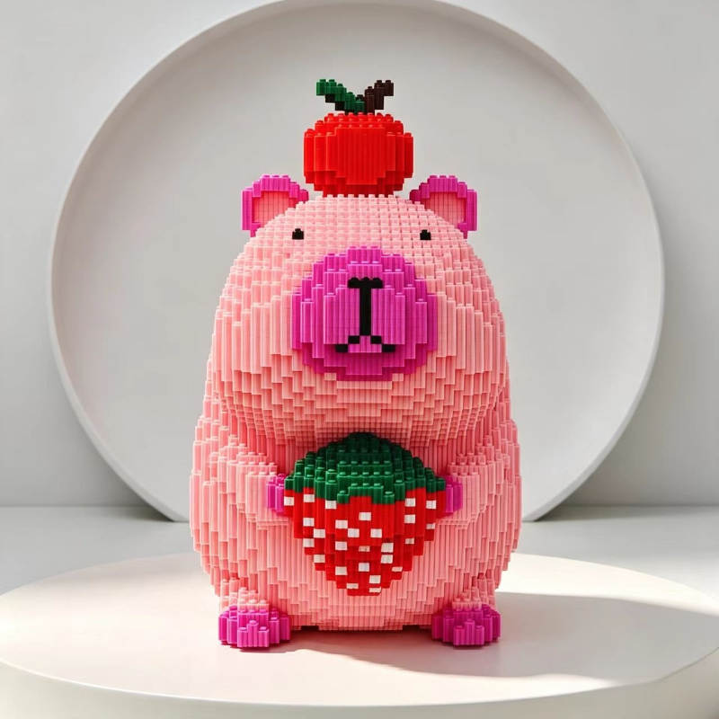 Micro Building Blocks Capybara, Cute Gift