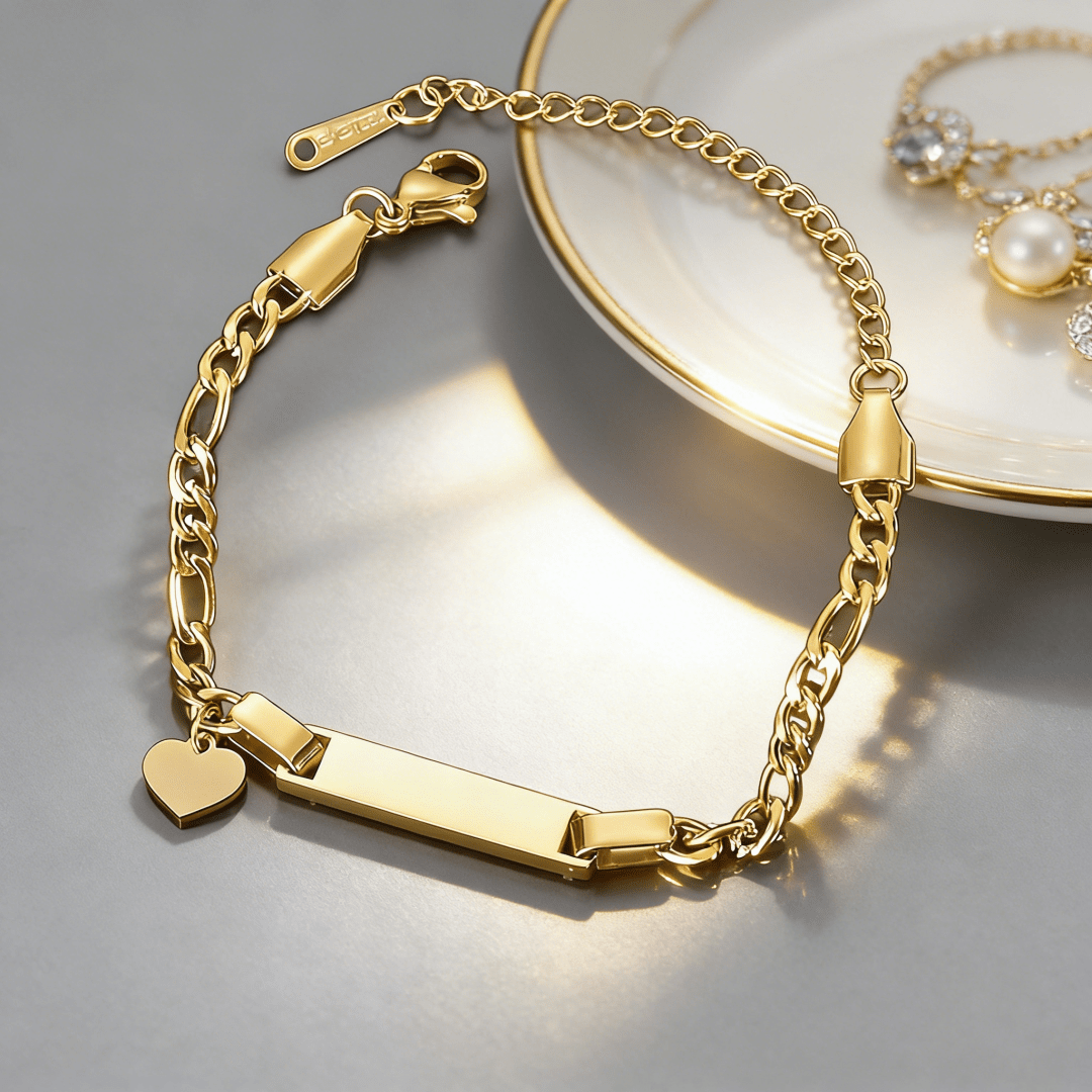 TEMU Bracelet 1 pièce avec pendentif papillon personnalisable par , nom/date/message personnalisé, à soi-, pour la Saint-Valentin, bracelet papillon