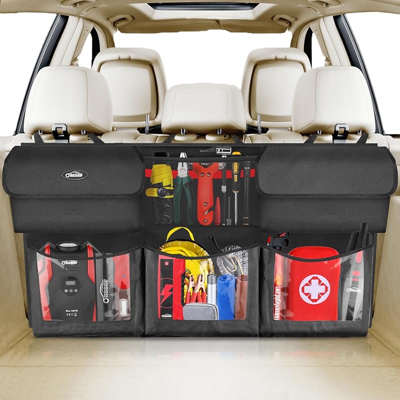 Trunk Organizer, Suv Trunk Organizer, Suspended Car Organizer, Car Storage And Storage, Adjustable Shoulder Straps, Oxford Cloth 600d Material